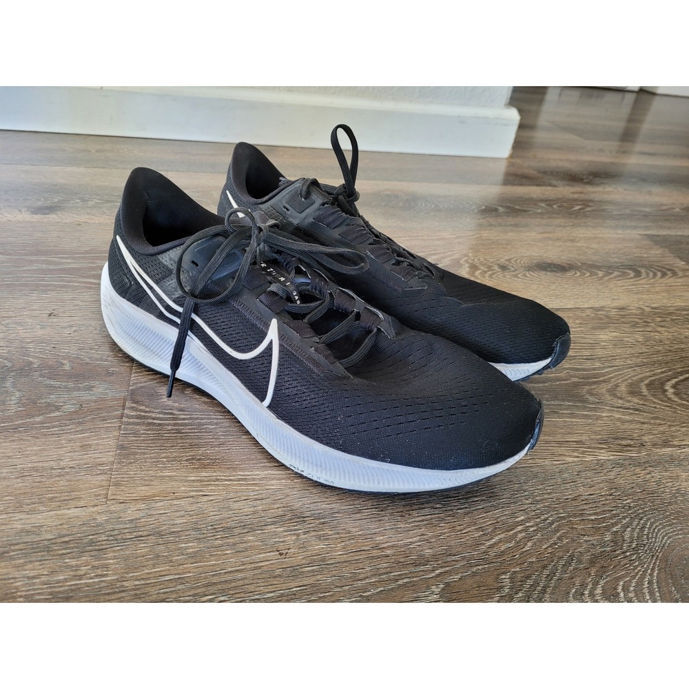 Nike Air Zoom Pegasus 38 Running Shoes Lightweight Cushioned Black Size 13 #5